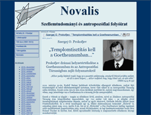 Tablet Screenshot of novalis.hu