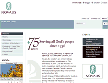 Tablet Screenshot of 75.novalis.ca